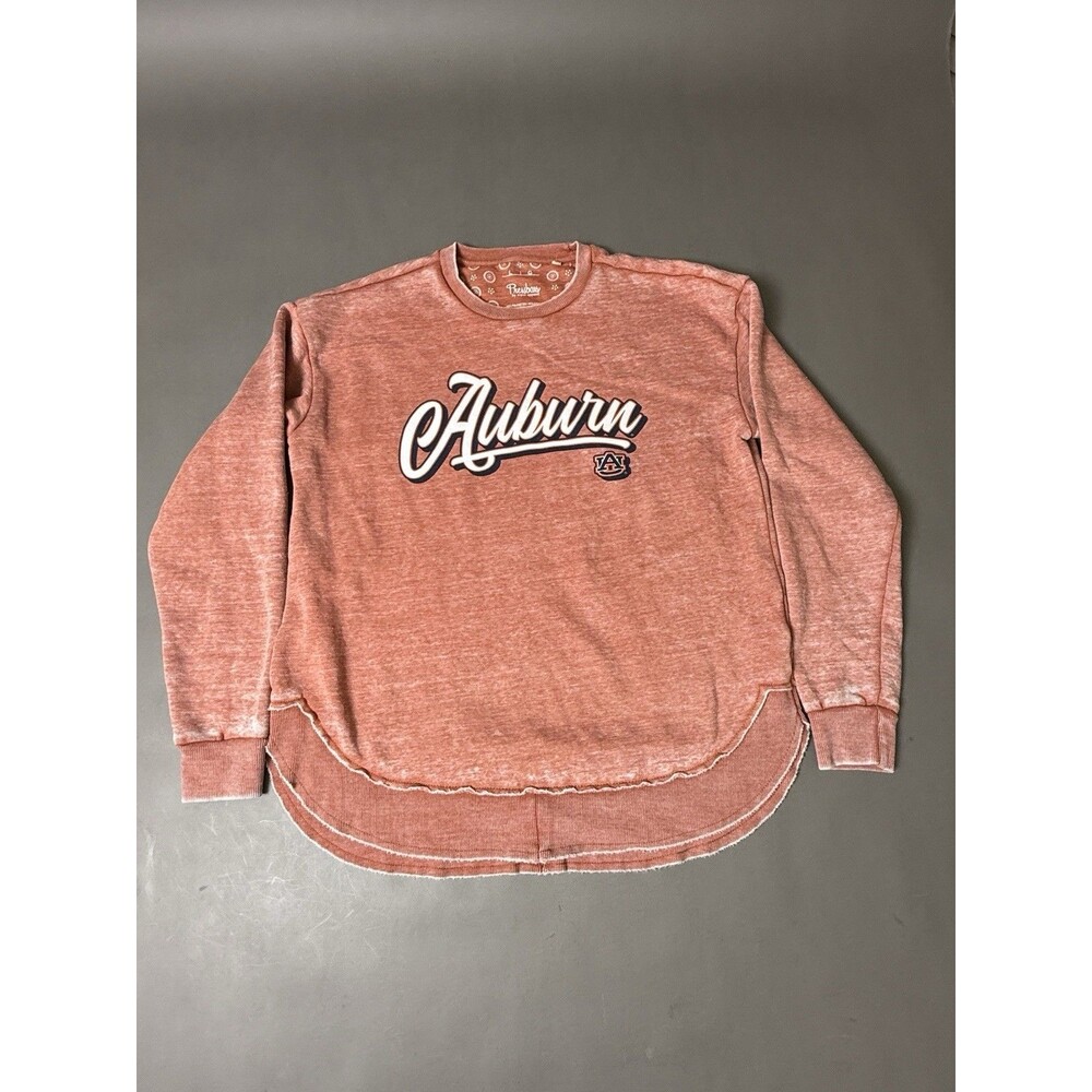 Pressbox Auburn University Orange weathered poncho sweatshirt Women’s Large